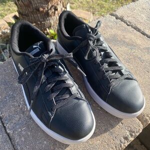 Puma Women’s Black and White Sneakers